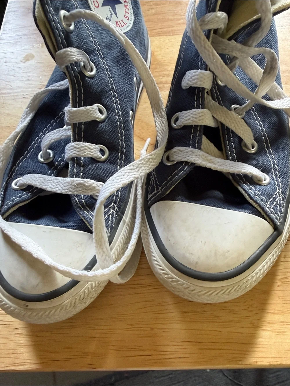 Converse Kids Black High-Top Canvas Sneakers with White Trim